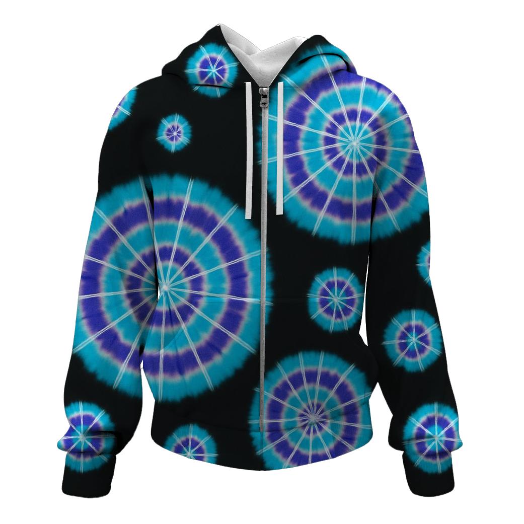 Kumo Comet Web Rosettes zip-up hoodies