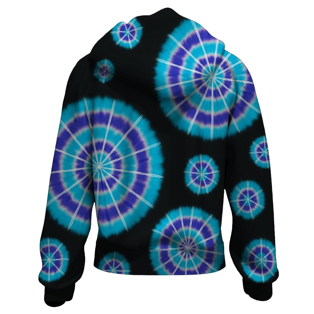 Kumo Comet Web Rosettes zip-up hoodies