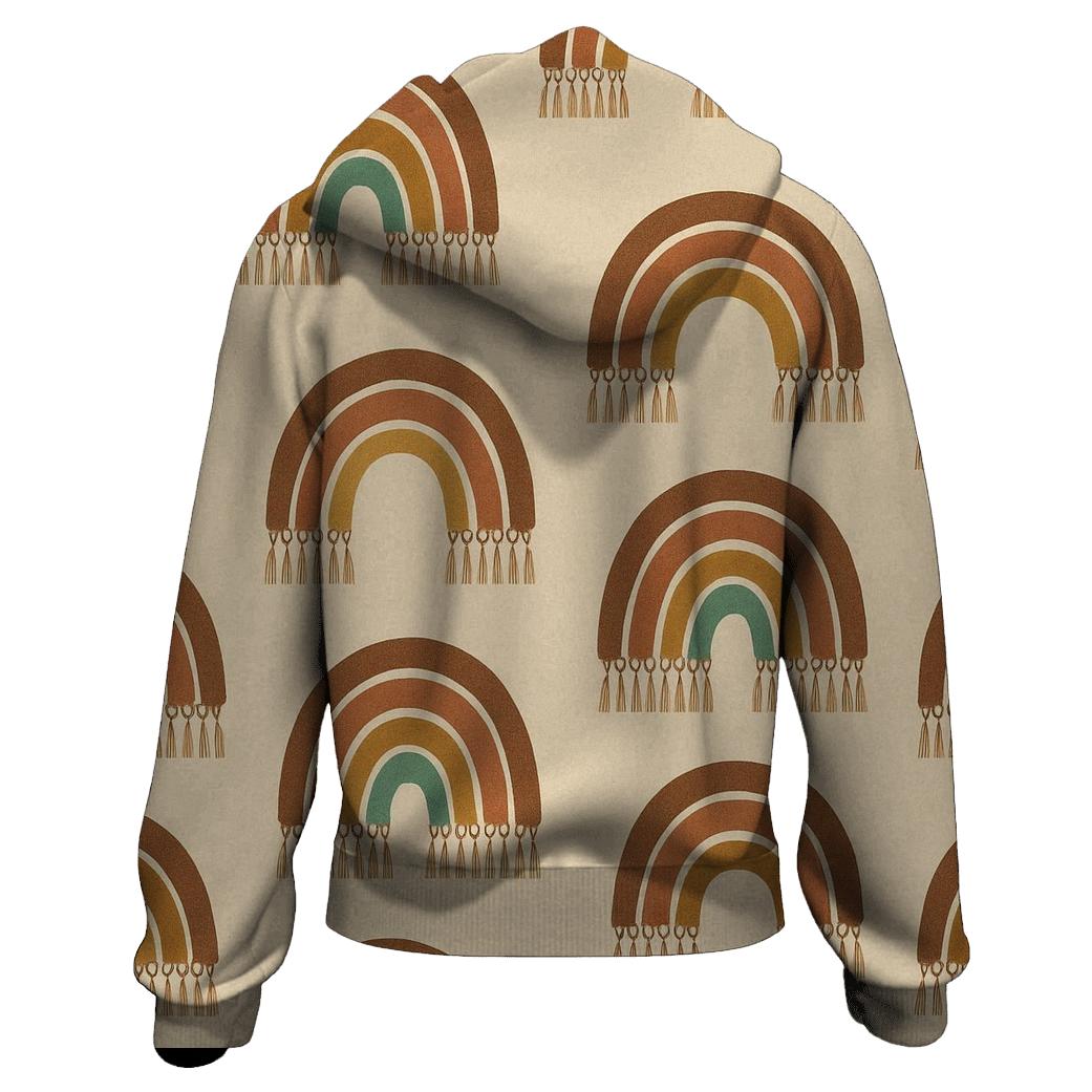 Macrame Rainbow Bands hoodies fashion