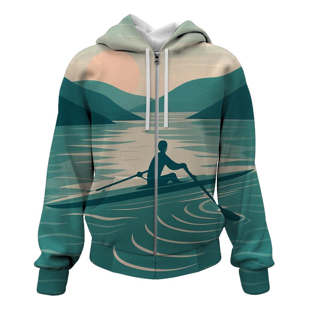 Coastal Rowing Tidal Rhythm heavyweight hoodies