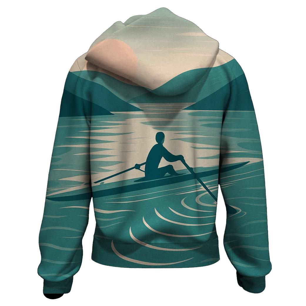 Coastal Rowing Tidal Rhythm heavyweight hoodies