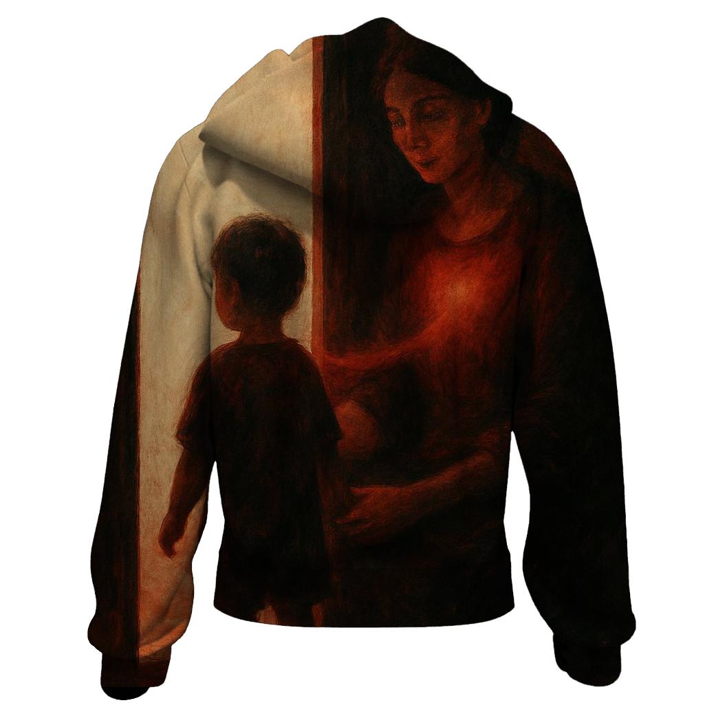 The Courage She Lent Me First embroidered hoodies
