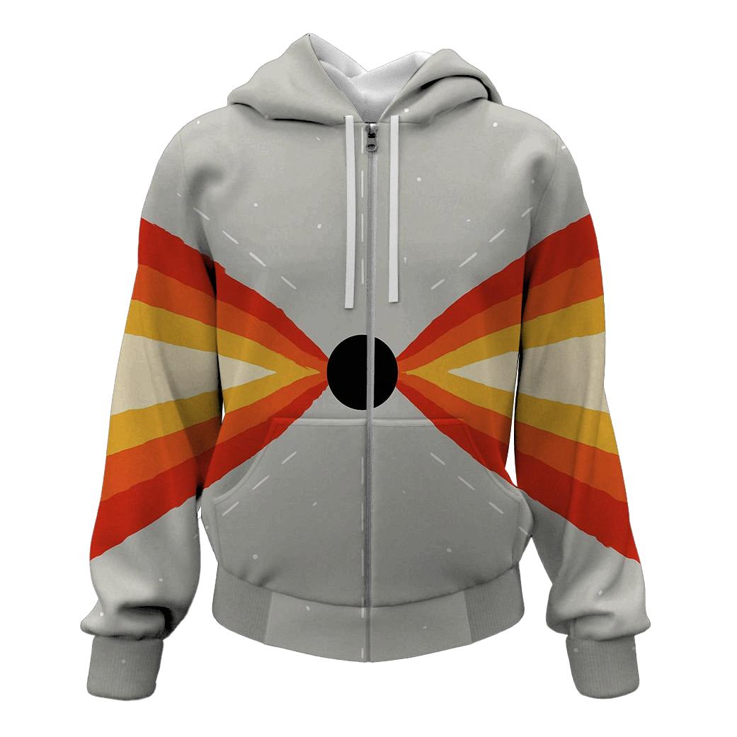 Jet Outflow Chevron heavyweight hoodies