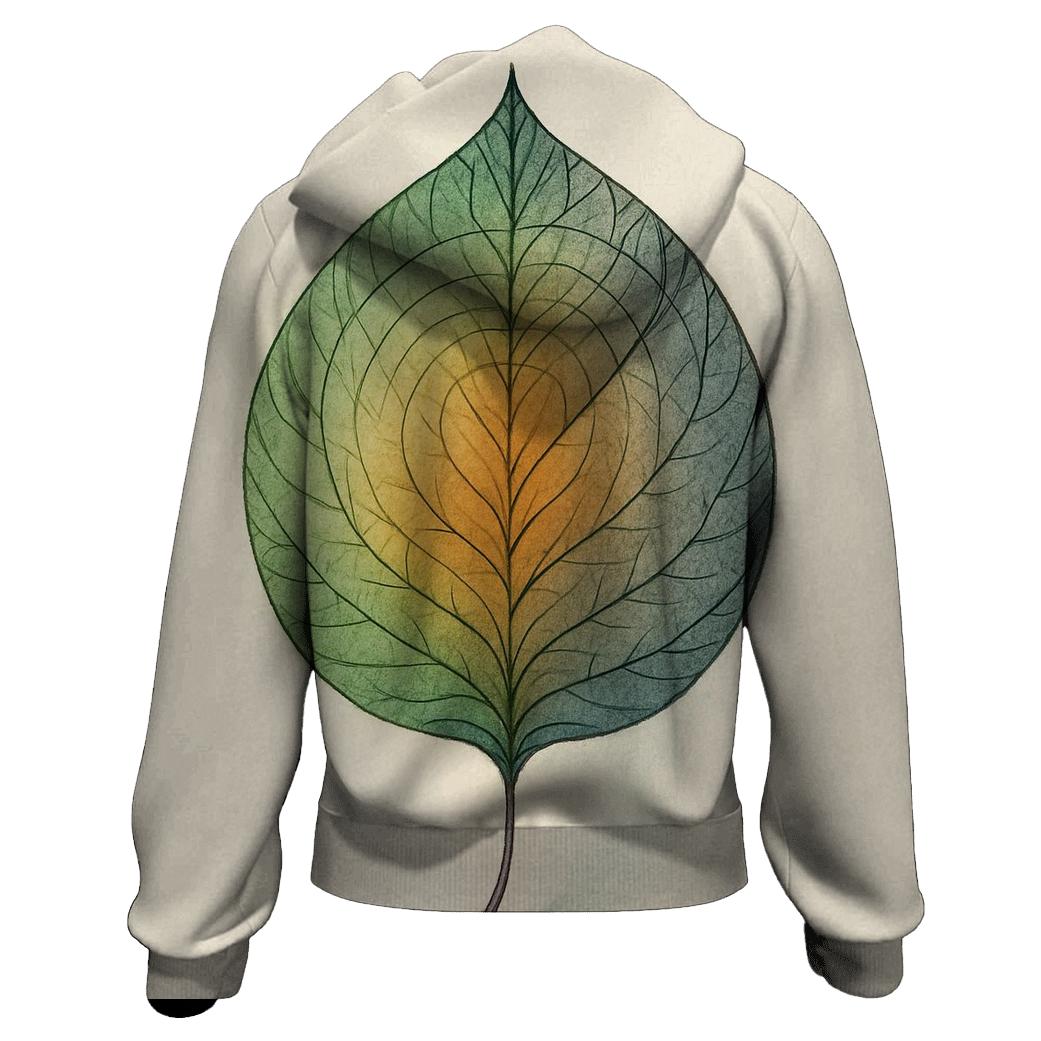 Circle Of Seasons Within One Leaf designer hoodies
