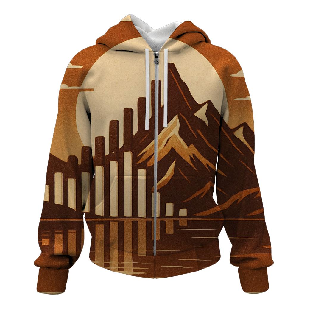 Equalizer Mountain Range hoodie trends