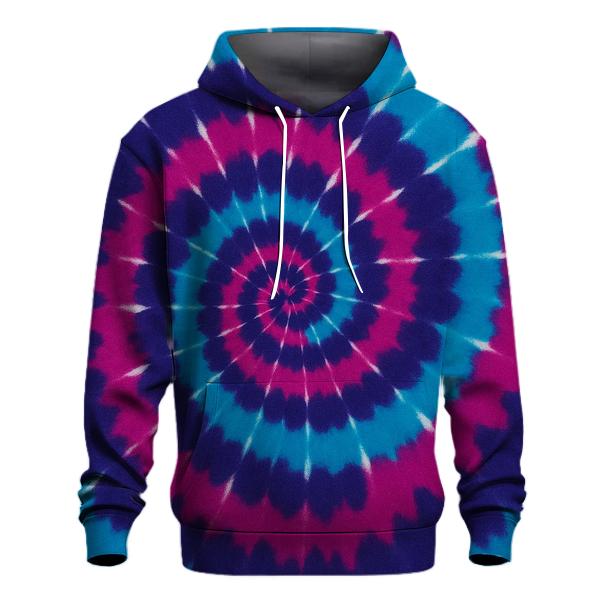 Nebula Spiral Overdye Whirlpool heavyweight hoodies