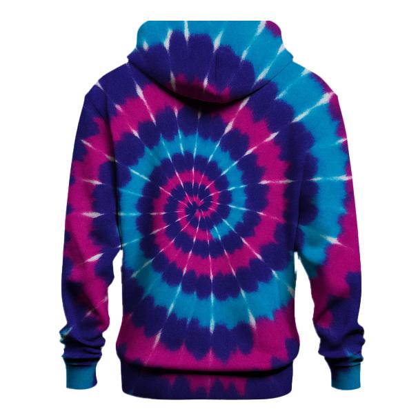 Nebula Spiral Overdye Whirlpool heavyweight hoodies