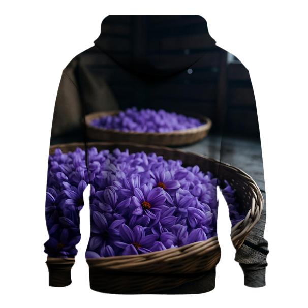 Saffron Crocus Harvest Trays At Dawn pullover hoodies