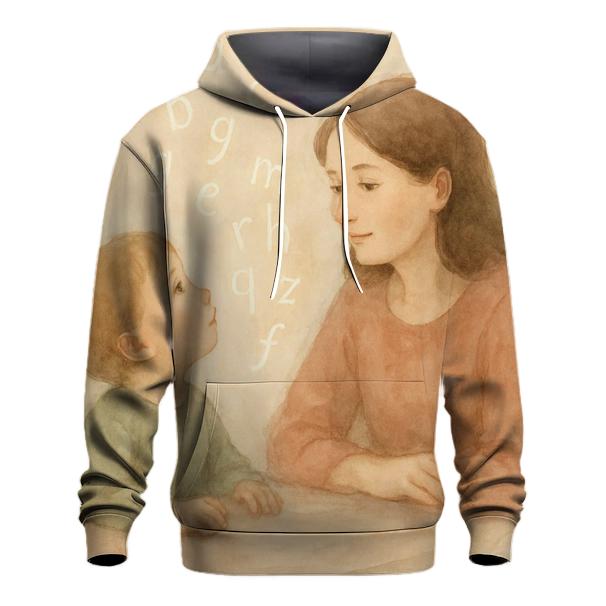 The Quiet Alphabet Of Her Care hoodies fashion