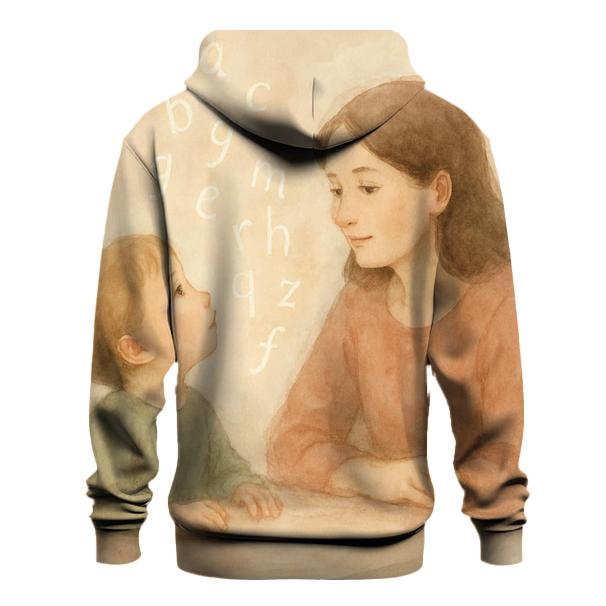 The Quiet Alphabet Of Her Care hoodies fashion