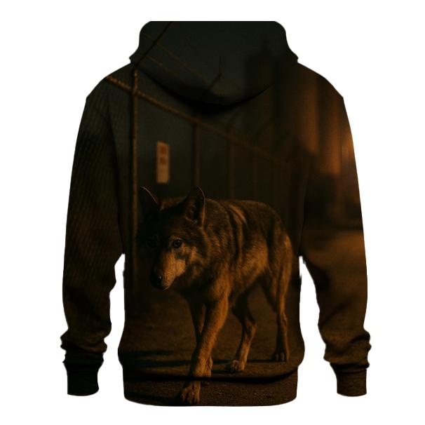 Night Patrol On An Industrial Perimeter custom hoodies