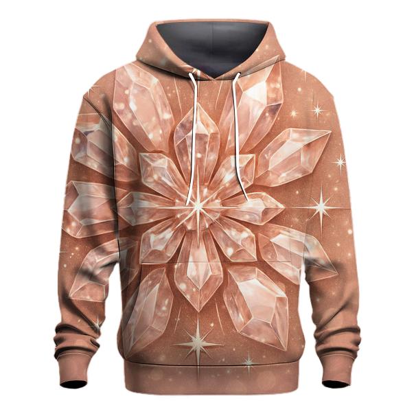 Rose Gold Gem Bouquet Burst designer hoodies