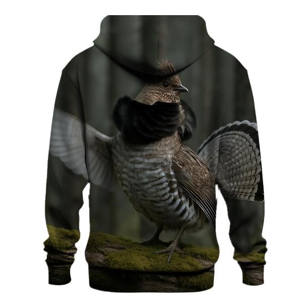 Boreal Drumming Ruffed Grouse premium hoodies