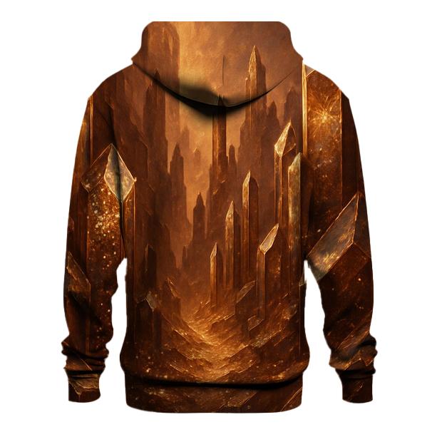Copper Bronze Crystal Canyon embroidered hoodies