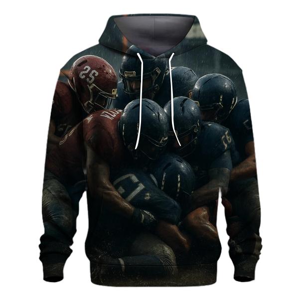 Rain Soaked Fourth Down Stand heavyweight hoodies