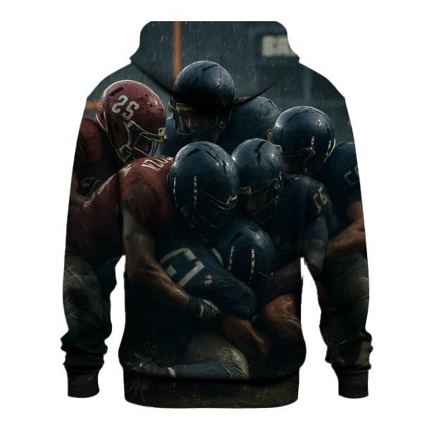 Rain Soaked Fourth Down Stand heavyweight hoodies