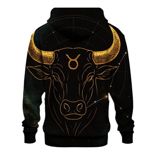 Taurus Horns And Aldebaran Glow premium hoodies