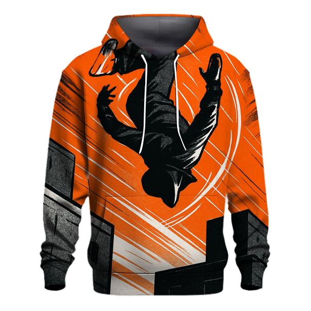 Urban Parkour Gravity Flip designer hoodies