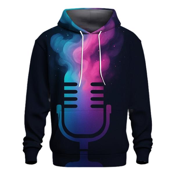 Microphone Nebula Bloom zip-up hoodies