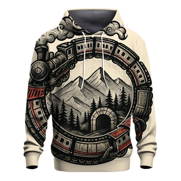 Ouroboros Mountain Train Loop lightweight hoodies