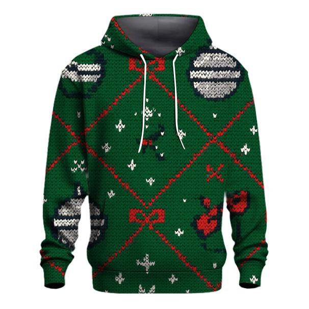 Ornament Satellite Lattice Design hoodies fashion