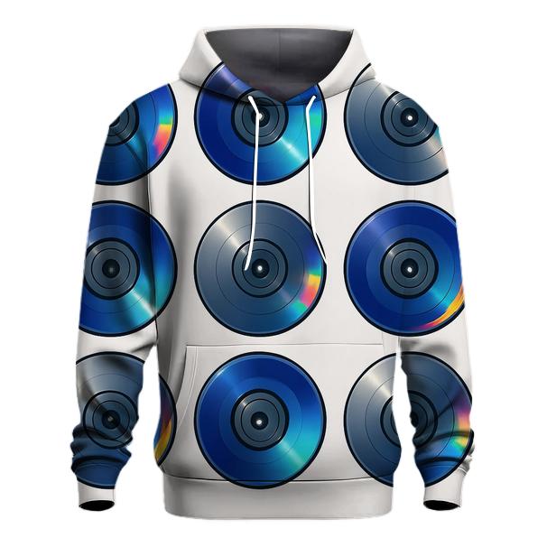 Laser Disc Orbit Medallions embroidered hoodies