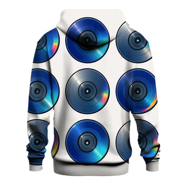 Laser Disc Orbit Medallions embroidered hoodies