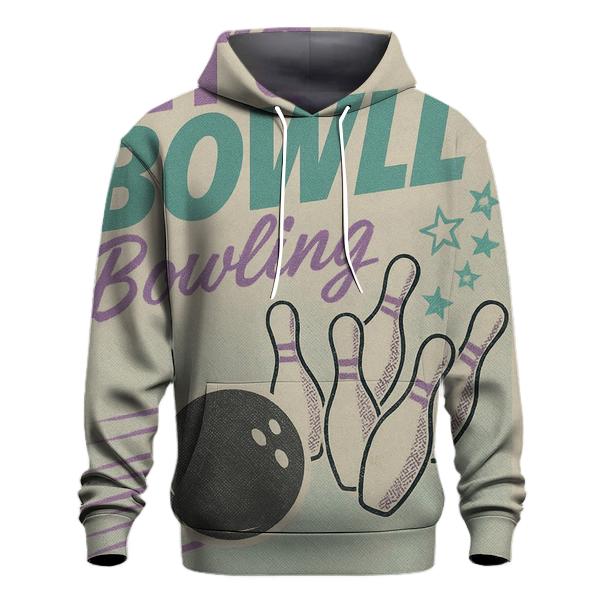 Retro Bowling Alley Night Sky Flyer hoodie styles