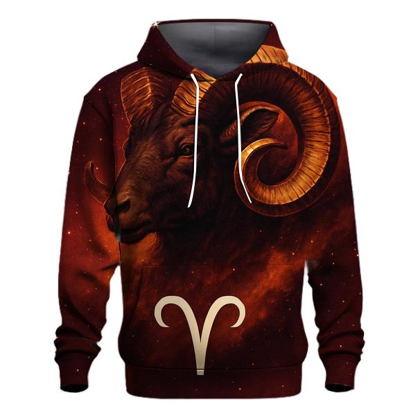Aries Ram Spark Nebula Crest hoodie styles
