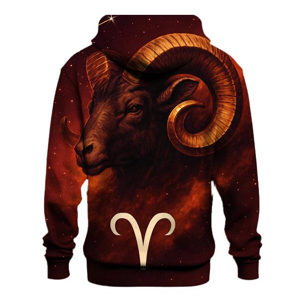 Aries Ram Spark Nebula Crest hoodie styles