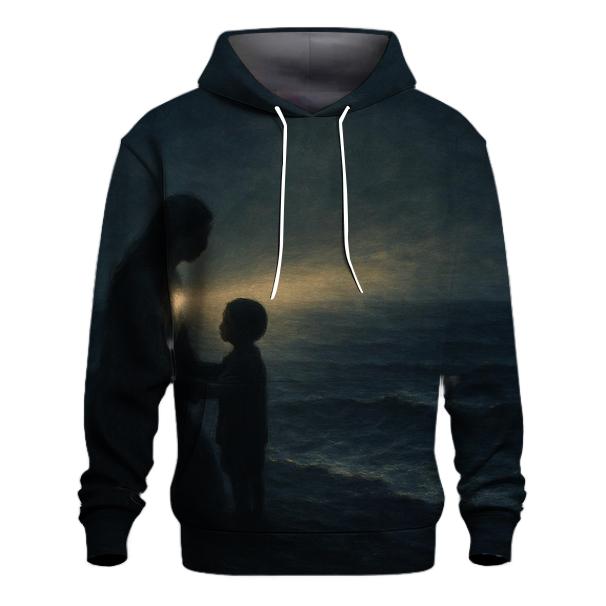 Her Love, A Lighthouse Without A Shore embroidered hoodies
