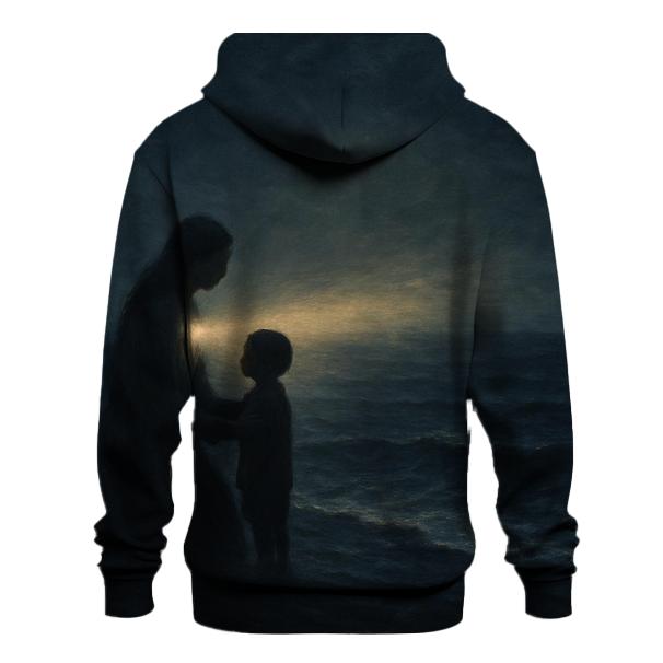 Her Love, A Lighthouse Without A Shore embroidered hoodies
