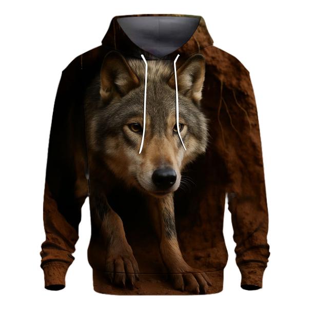 Spring Melt Den Entrance In Red Clay graphic hoodies