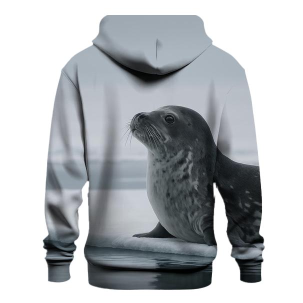 Glacier Edge Weddell Seal graphic hoodies