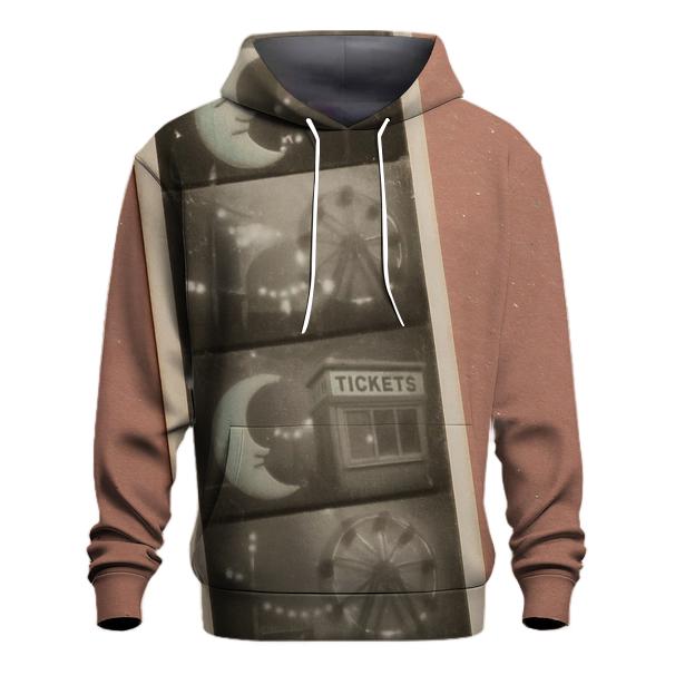 Worn Photo Booth Strip Lunar Carnival heavyweight hoodies