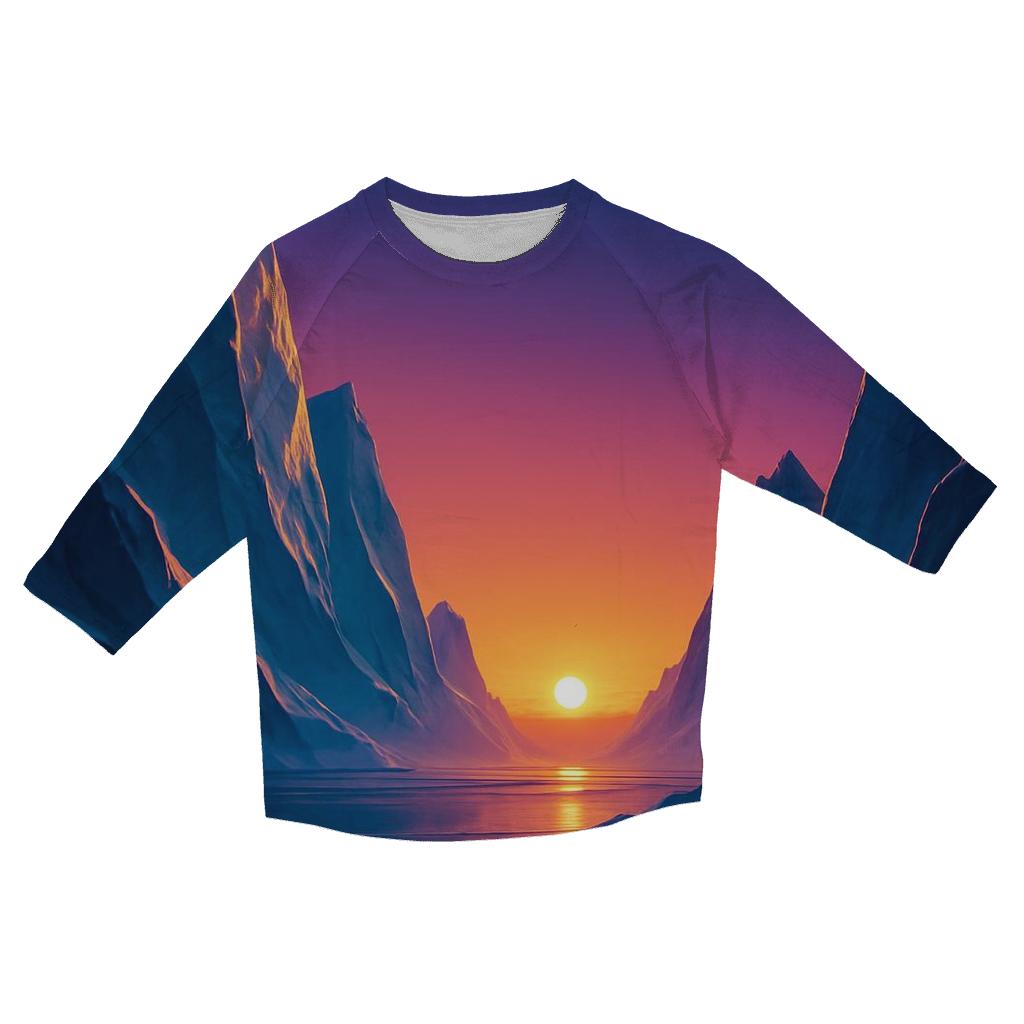 Frostfire Glacier Horizon designer 3/4 sleeve blouses
