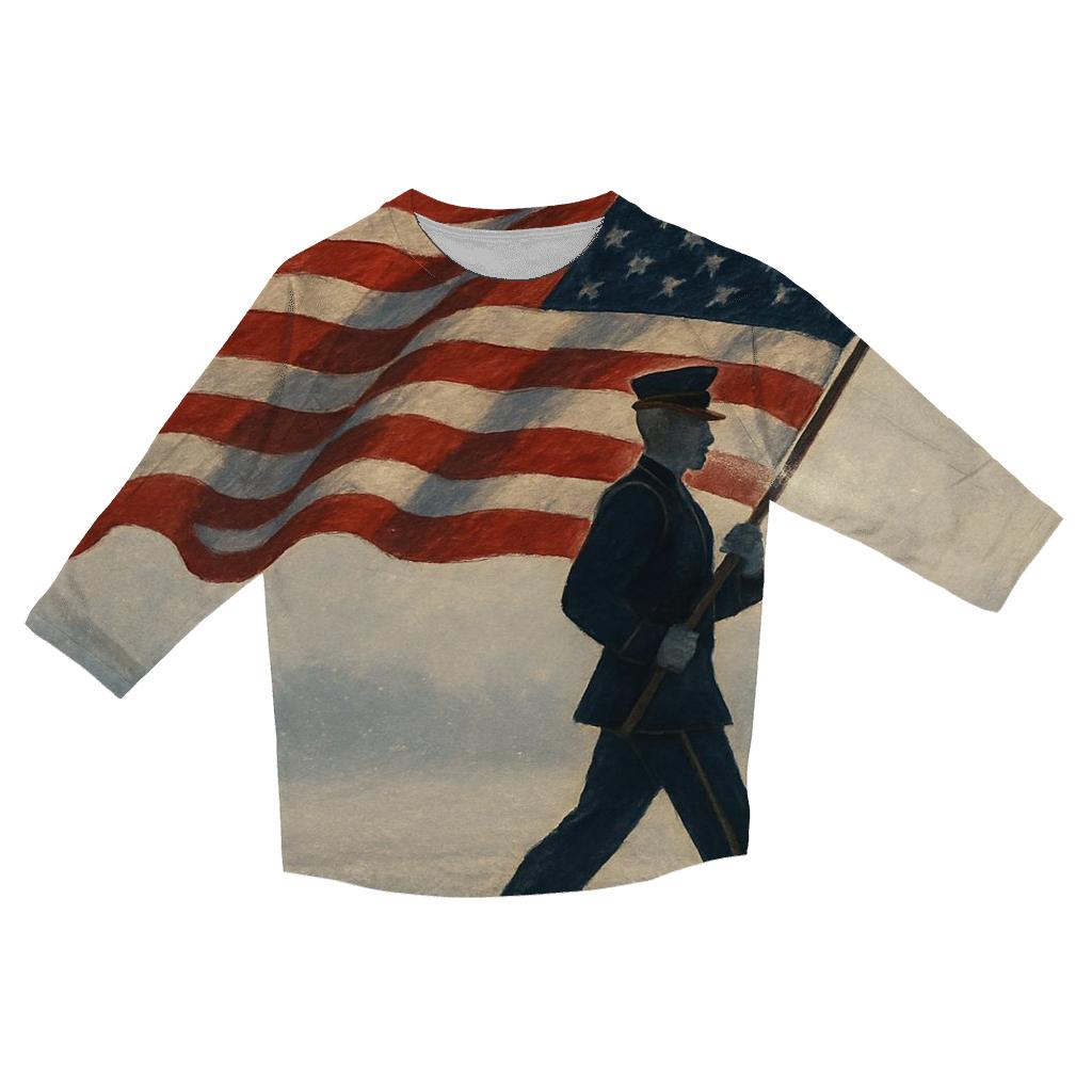 Honor Line At Winter Dawn cotton quarter sleeve shirts