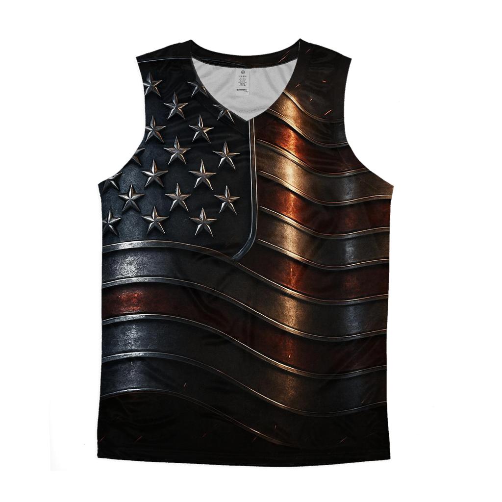 Steelborne Stars And Stripes designer workout tanks