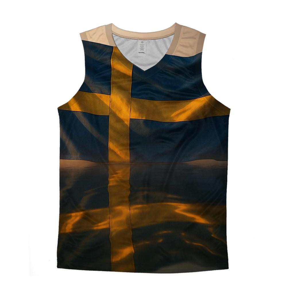 Nordic Sky Mirror Of Sweden sports performance tank tops