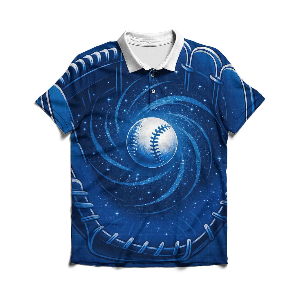 Blueprint Glove With Starfield Seams embroidered polo tops