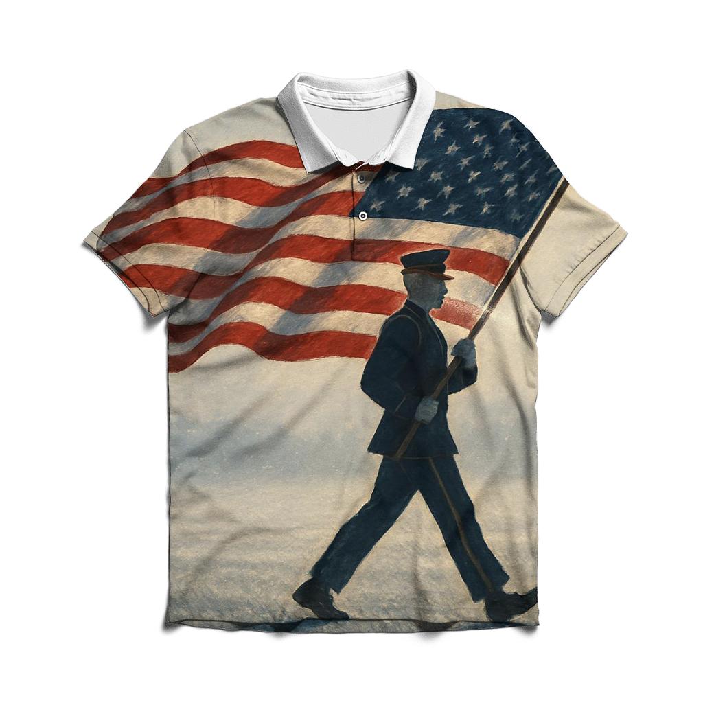 Honor Line At Winter Dawn premium cotton polo shirts