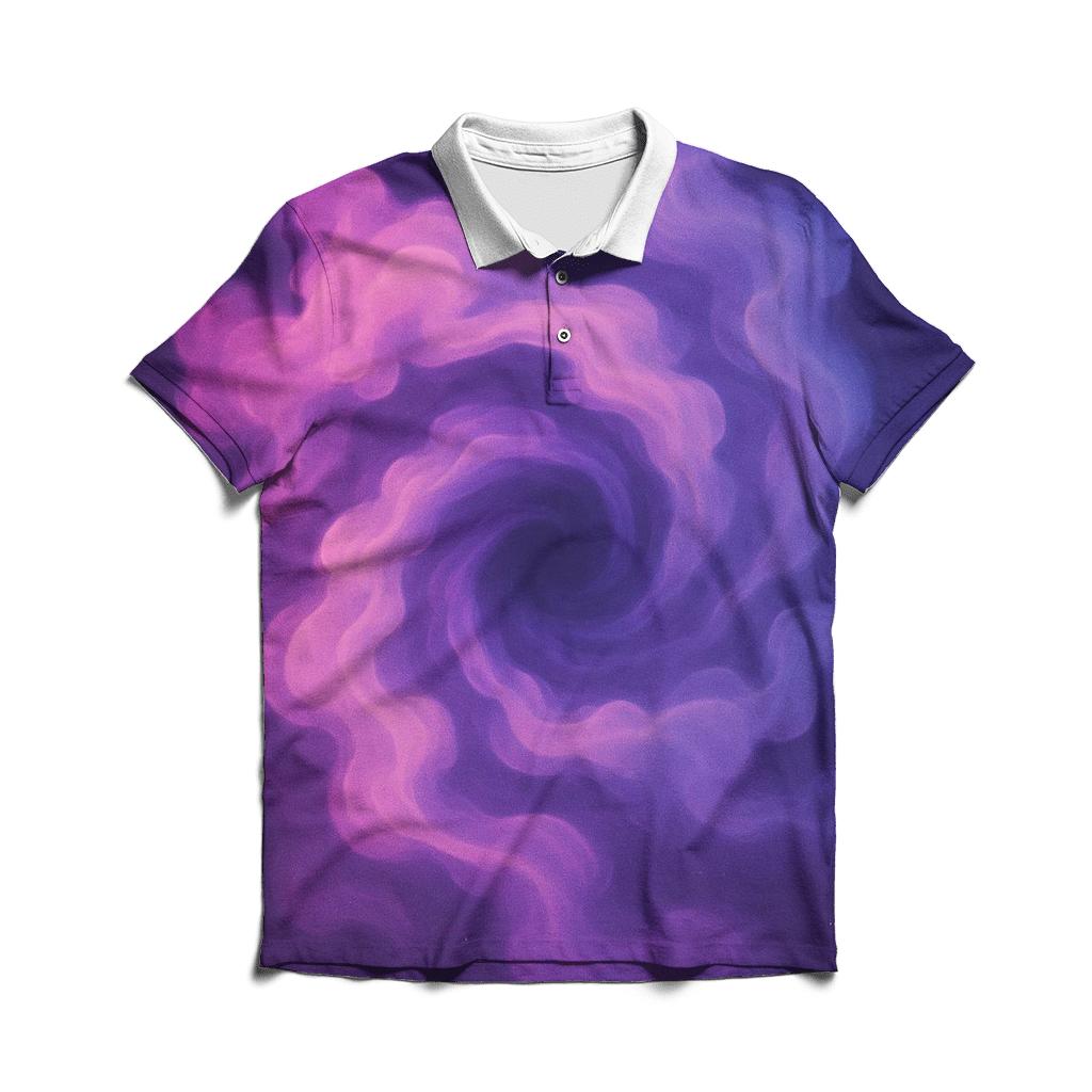 Starlit Inkflow Mirage branded logo polo shirts