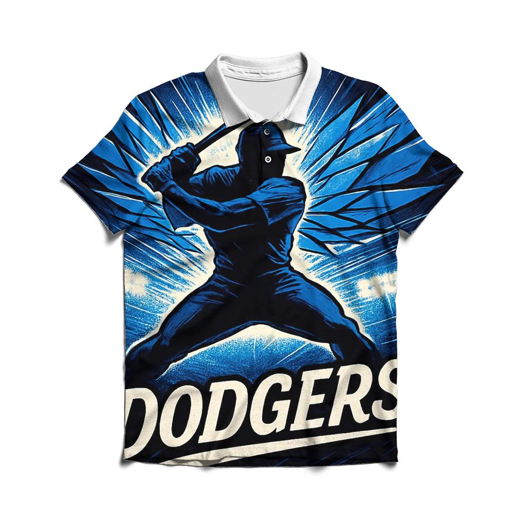 Midnight Batter Silhouette With Winged Speed classic pique polos