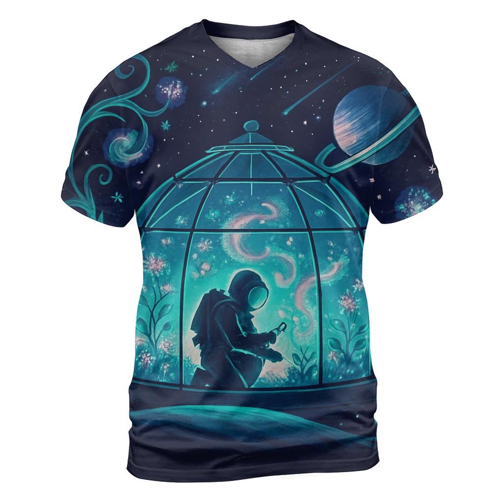 Astronaut Gardener Of The Aurora Greenhouse custom all-over print shirts