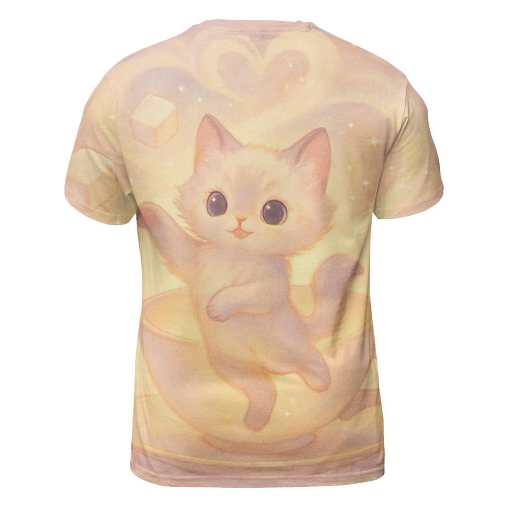 Moonlight Teacup Kitten Waltz trendy printed shirt styles