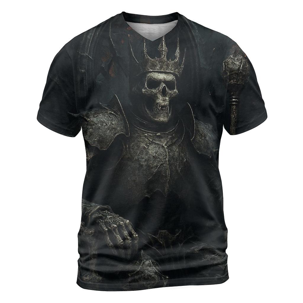 Throne Of The Hollow King statement graphic shirts
