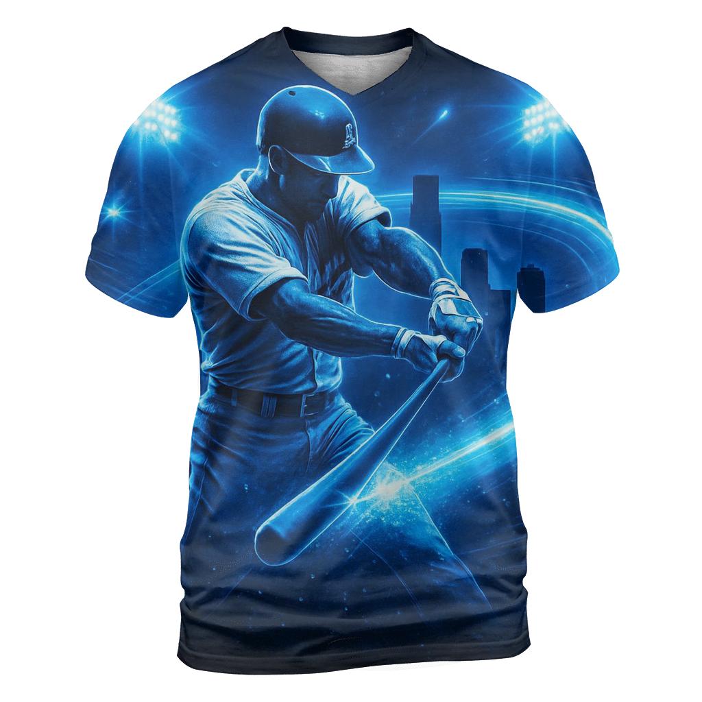 Electric Bat Arc Over Los Angeles personalized full print shirts