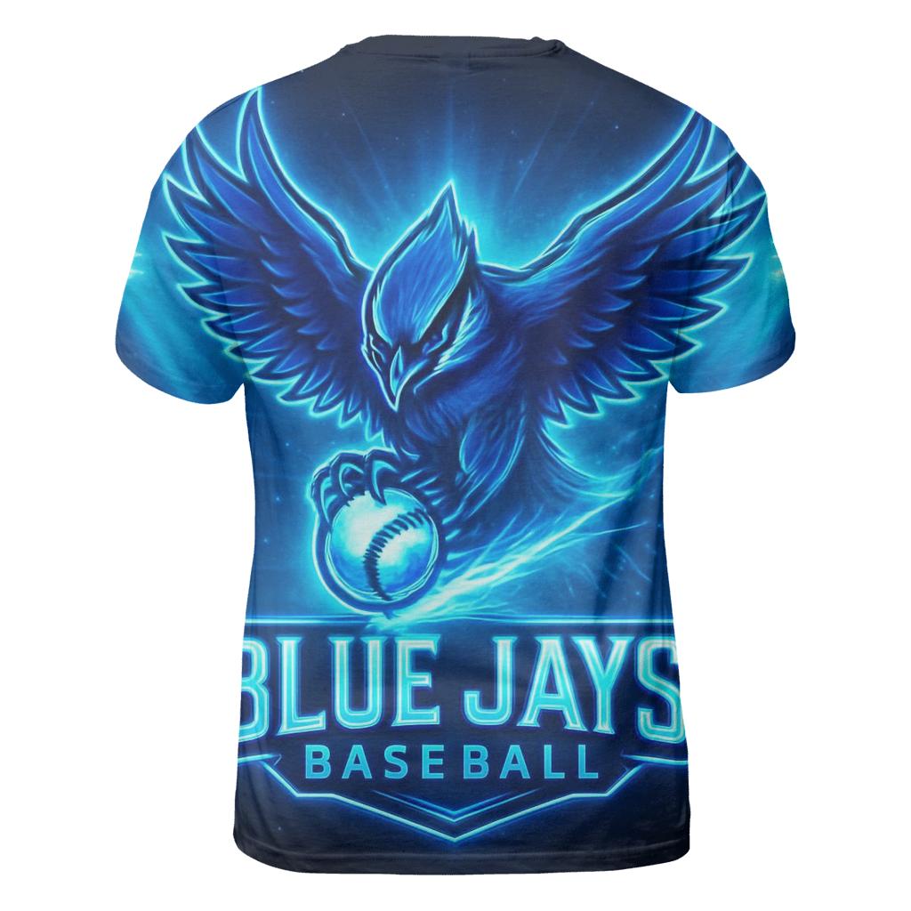 Blue Jays Aurora Fastball Burst trendy printed shirt styles