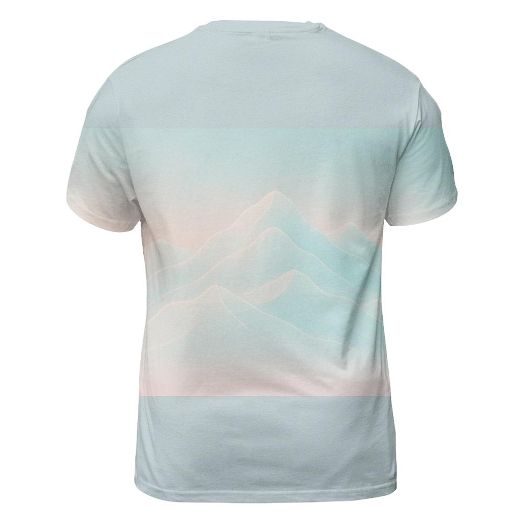 Pastel Mist Mountainfold custom all-over print shirts