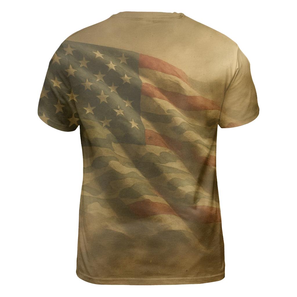 Desert Camo Flag Phantom unique graphic print tees